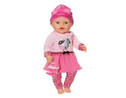 Baby Born Klasické oblečenie do mesta - Čiapočka ružová tmavo