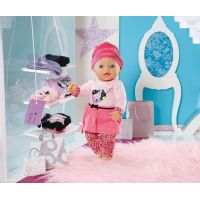 Baby Born Klasické oblečenie do mesta - Čiapočka ružová tmavo 3