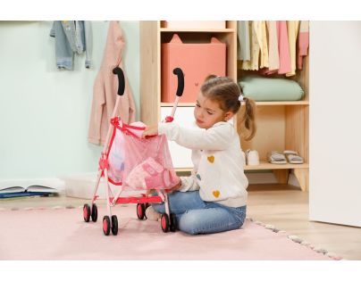 BABY born Kočík golf so sieťkou - ružový