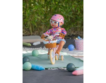 BABY born Bicykel so psíkom