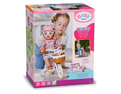 BABY born Bicykel so psíkom