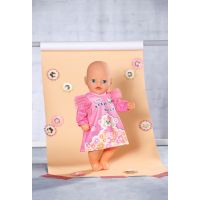 Baby Born Little Šatičky s kvietkami 36 cm ružové 2