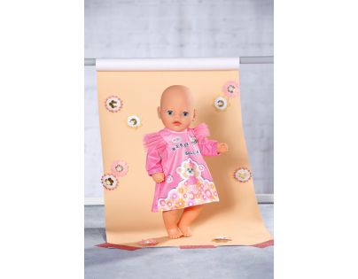 Baby Born Little Šatičky s kvietkami 36 cm ružové