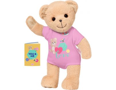 Baby Born Medvedík ružové oblečenie - Poškodený obal