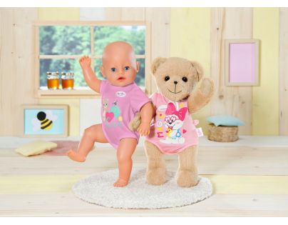 Baby Born Medvedík ružové oblečenie - Poškodený obal