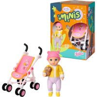 Baby Born Minis Sada s kočíkom a bábikou
