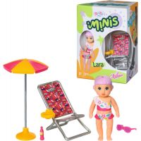 Baby Born Minis Sada s lehátkom, slnečníkom a bábikou