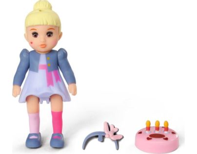 Baby Born Minis Sada s narodeninovým stolom, stoličkami a bábikou