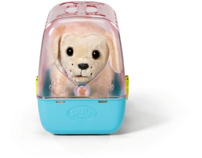 Baby Born Môj veselý psík s prepravným boxom II