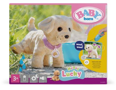 Baby Born Môj veselý psík s prepravným boxom II