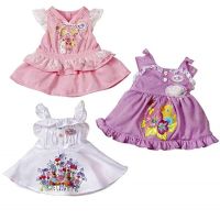 Baby Born Oblečenie - Biele s medvedíkom a psíkom 3