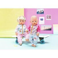 Baby Born Oblečení Bunda a kalhoty Modré kalhoty 3