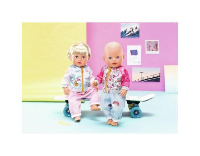 Baby Born Oblečení Bunda a kalhoty Modré kalhoty