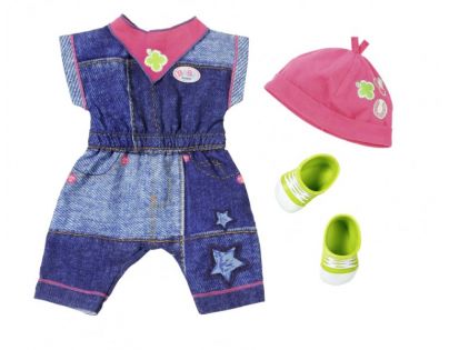Baby Born Oblečení Džínová souprava Overal - Šaty