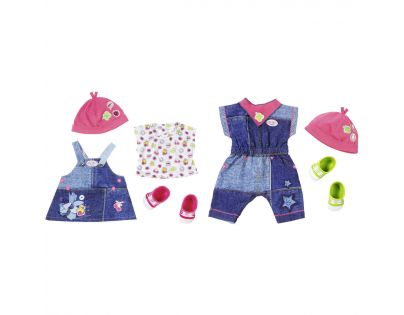 Baby Born Oblečení Džínová souprava Overal - Šaty