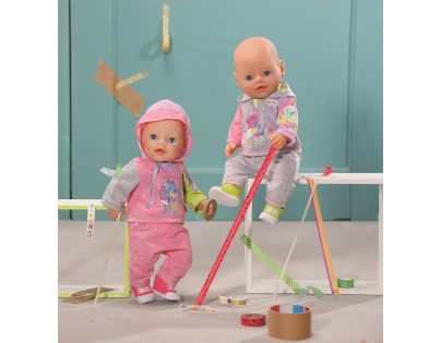 Baby Born Oblečenie na jogging - Šedá