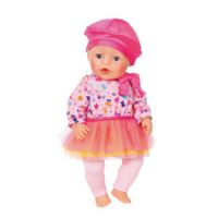 Baby Born Oblečení Šatičky s čepičkou Růžové 2