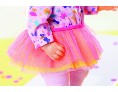 Baby Born Oblečení Šatičky s čepičkou Růžové