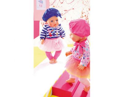 Baby Born Oblečení Šatičky s čepičkou Růžové