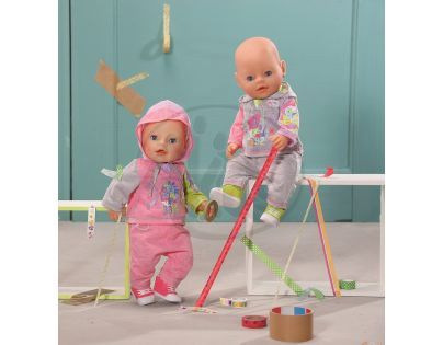 Baby Born Oblečení na jogging - Růžová - Poškozený obal