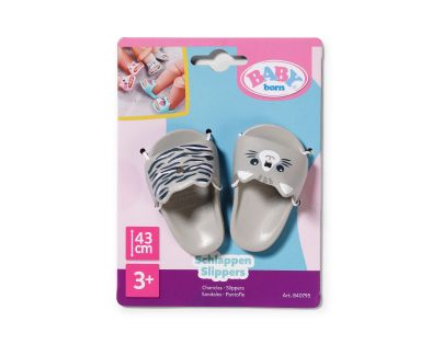 BABY born Šľapky so vzormi 3 druhy 43 cm