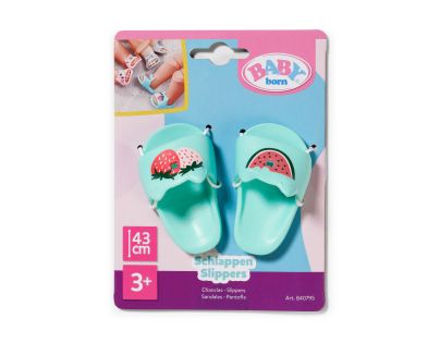 BABY born Šľapky so vzormi 3 druhy 43 cm
