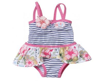 Baby Born Plavky - Jednodílné pruhované