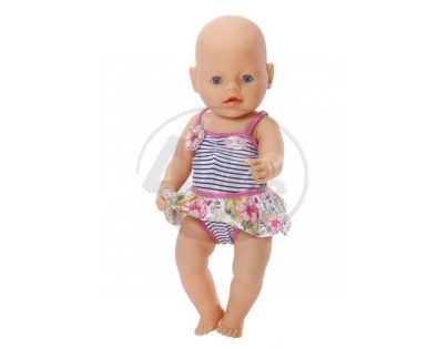 Baby Born Plavky - Jednodílné pruhované