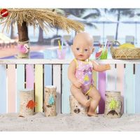 Zapf Creation Baby Born Plavky jednodílné Puntíkaté s ptáčkem 2
