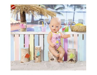 Zapf Creation Baby Born Plavky jednodílné Puntíkaté s ptáčkem