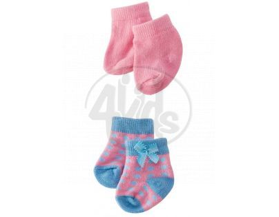 Baby Born Ponožky 2 páry 801611 - Růžová