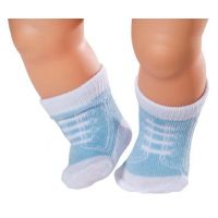 Baby Born Ponožky 2 páry - Modré, tkaničky 2