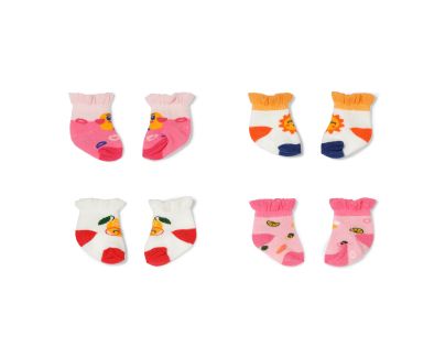 Baby Born Ponožky so vzormi (2 páry) 2 druhy 43 cm