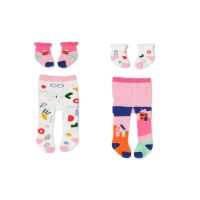 BABY born Pančucháče a ponožky so vzormi 2 druhy 43 cm