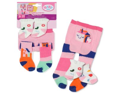 BABY born Pančucháče a ponožky so vzormi 2 druhy 43 cm