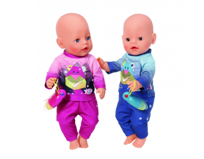 Baby Born Pyžamo s baterkou Modré
