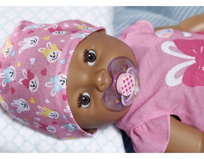 Baby Born s čarovným cumlíkom černoška 43 cm