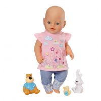 BABY born 819616 - BABY born® Sada 3 zvířátek, tričko a samolepky 5