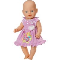Baby Born Sametový overal a šatičky - Fialové šatičky 2