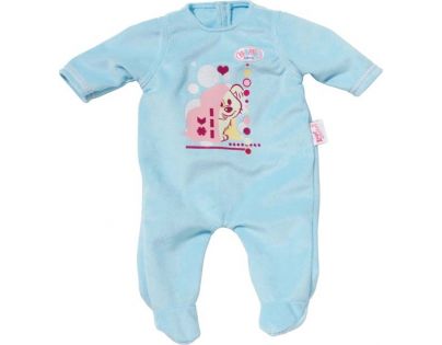 Baby Born Sametový overal a šatičky - Modré dupačky