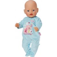 Baby Born Sametový overal a šatičky - Modré dupačky 2