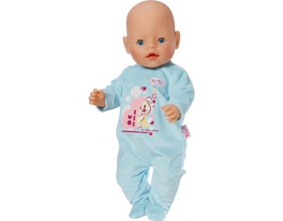 Baby Born Sametový overal a šatičky - Modré dupačky