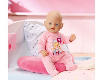 Baby Born Sametový overal a šatičky - Růžové dupačky