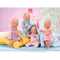 Baby Born Sametový overal a šatičky - Růžové šatičky 3