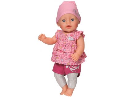 Baby Born Šatičky s čepičkou - Růžová čepička