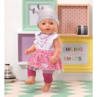 Baby Born Šatičky s čepičkou - Stříbrná čepička 3
