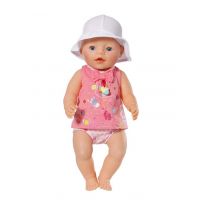 Baby Born Šaty s klobúčikom - Biela čiapočka 2