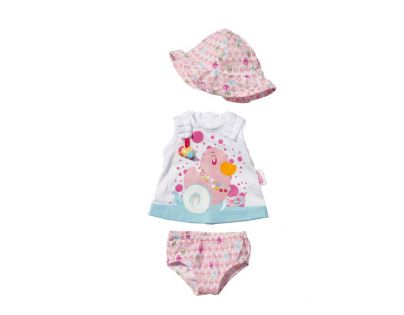 Baby Born Šaty s klobúčikom - Čiapočka so vzorom