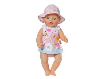 Baby Born Šaty s klobúčikom - Čiapočka so vzorom