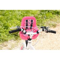 Baby Born Sedačka na bicykel ružová s čiernymi popruhmi 4